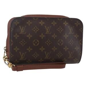 LOUIS VUITTON Monogram Orsay Clutch Bag M51790 LV Auth 147829